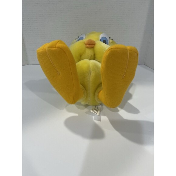 Vintage Looney Tunes Tweety Bird 1997 Stuffed Animal Plush Large Around 12” Tall - Picture 10 of 12